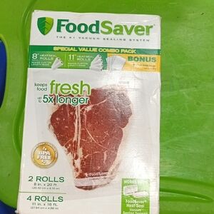 FoodSaver Vacuum Sealing Rolls